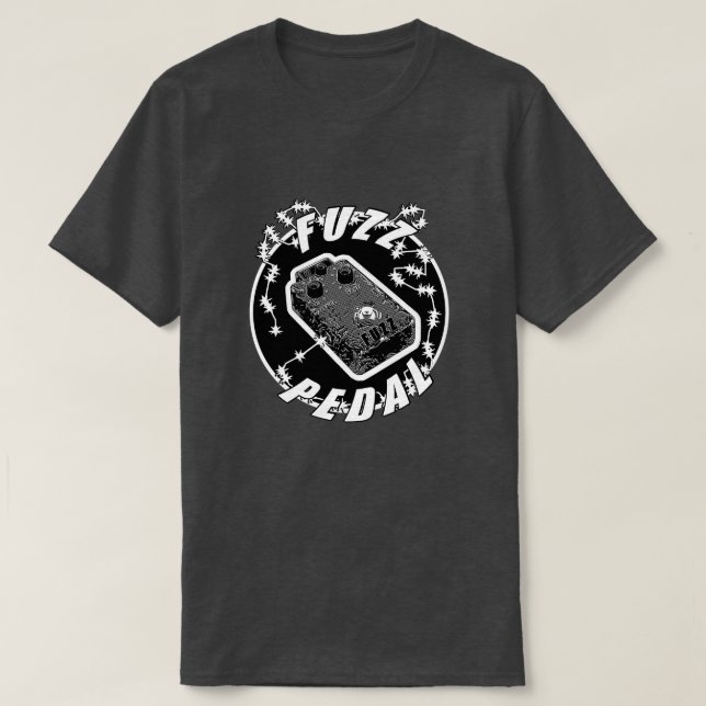 T-shirts Fuzz Pedal (Frente do Design)