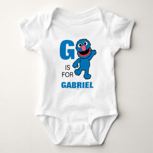 T-shirts G é de Grover Adicione seu Nome