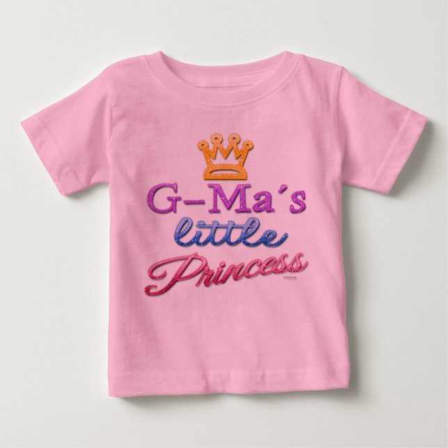 T-shirts G-Mãe Princesa Bebê Toddler (Frente)