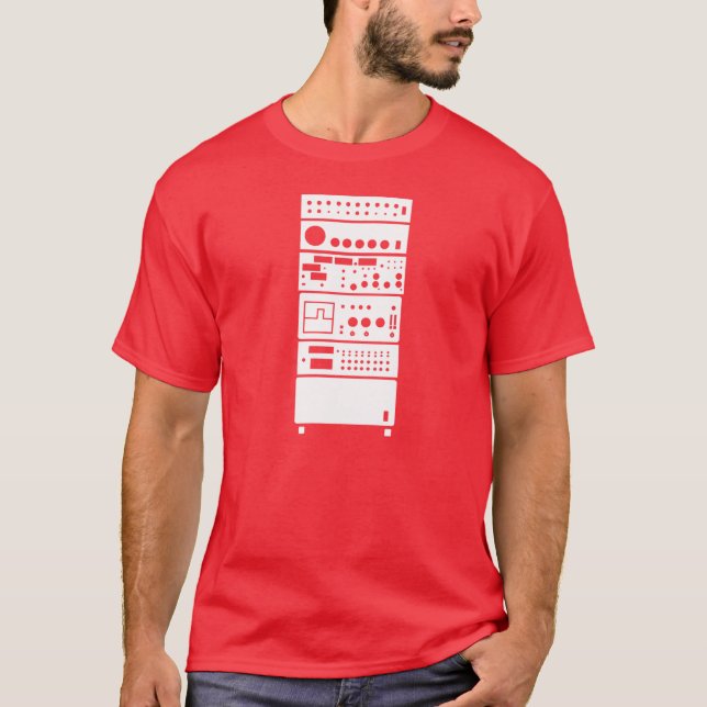 T-shirts Gabinete de rack (roupa escuro) (Frente)