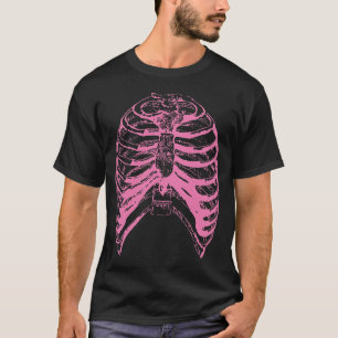 T-shirts Gaiola de Costelas Rosa
