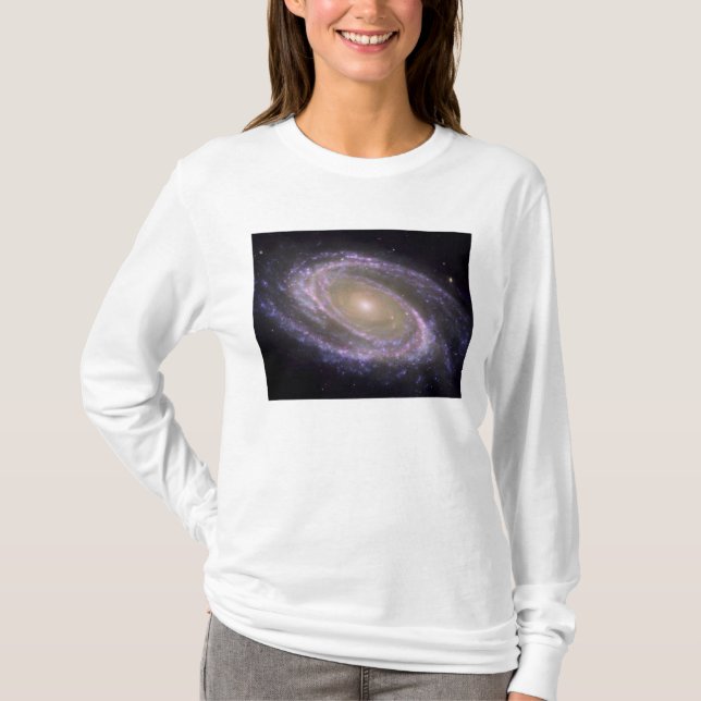 T-shirts Galáxia espiral Messier 81 (Frente)