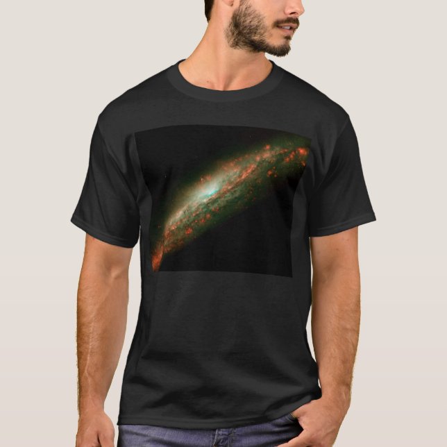 T-shirts Galáxia NGC 3079 (Frente)