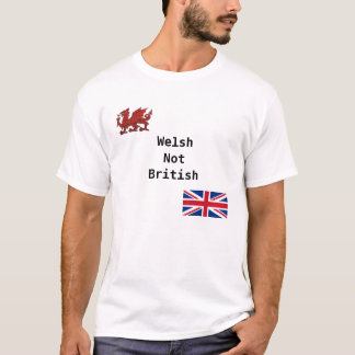 T-shirts Galês nao britânico