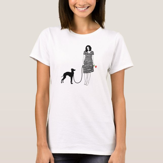 T-shirts Galgo italiano (Frente)