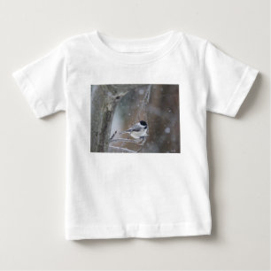 T-shirts Galinha de casaco preto - passarinho