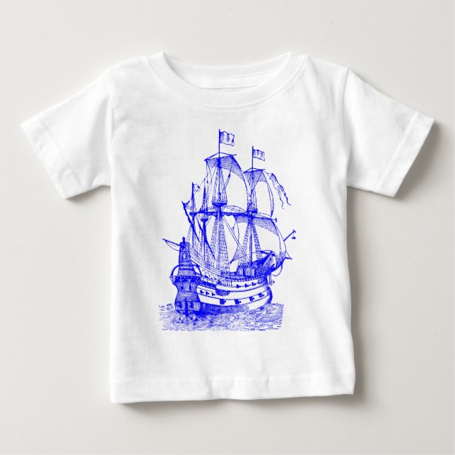 T-shirts Gallion - Azul (Frente)