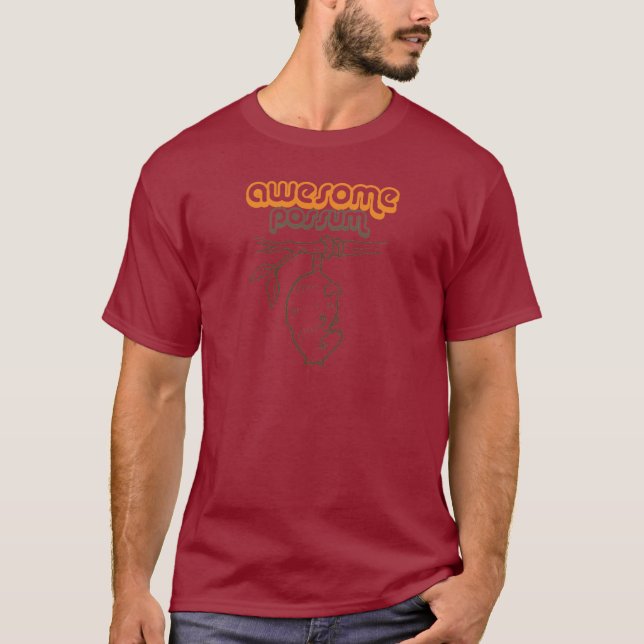 T-shirts Gambá impressionante (Frente)
