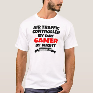 T-shirts Gamer de controlador de tráfego aéreo