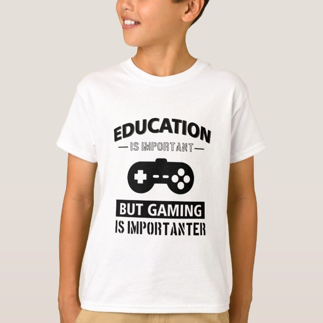 T-shirts Gamer engraçado (Frente)