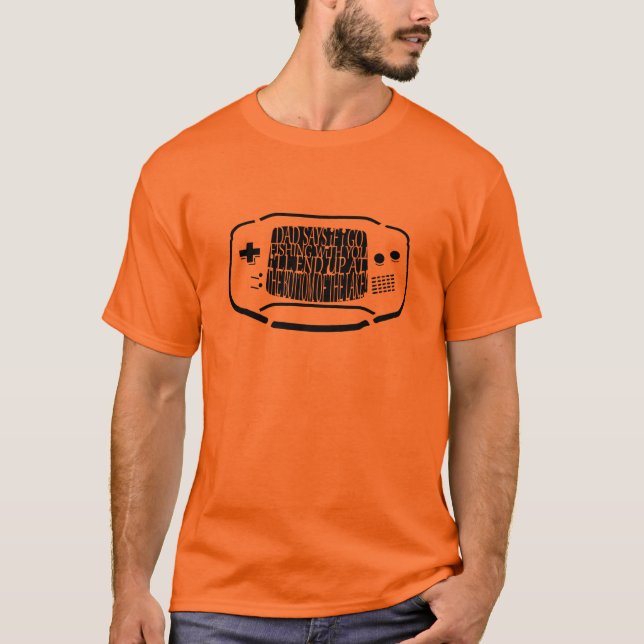 T-shirts gamer triste (Frente)