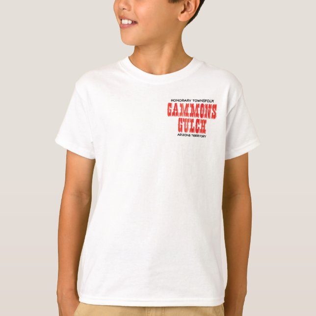 T-shirts Gammons Gulch Movie Set Youth Tshirt (Frente)