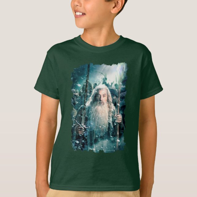 T-shirts Gandalf A Cinza (Frente)