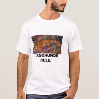 T-shirts gang1a, REGRA de DASCHUNDS!