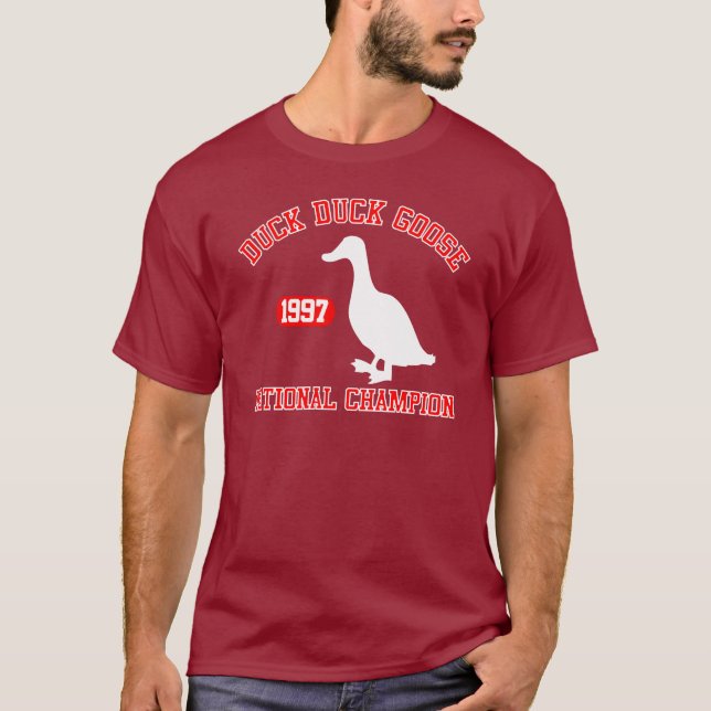 T-shirts Ganso do pato do pato (Frente)