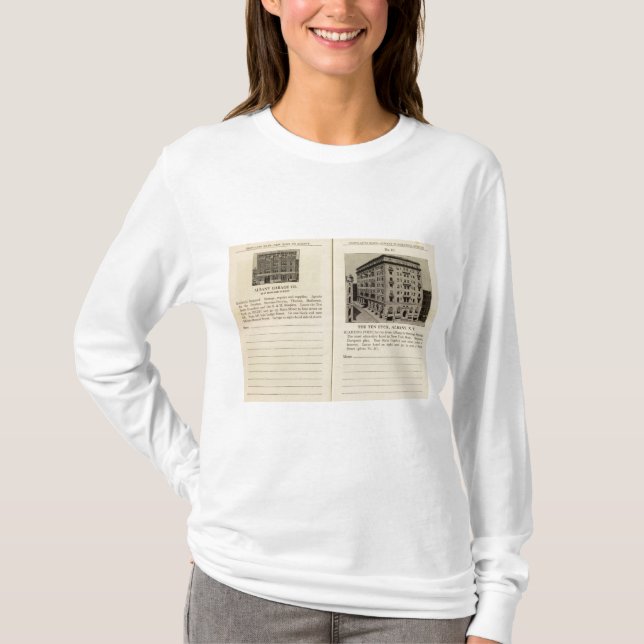 T-shirts Garagem de Albany os dez Eyck (Frente)