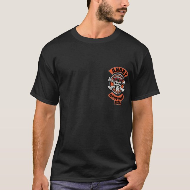 T-shirts Garagem irritada do Scotsman (Frente)