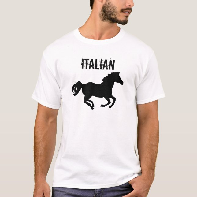 T-shirts Garanhão italiano (Frente)