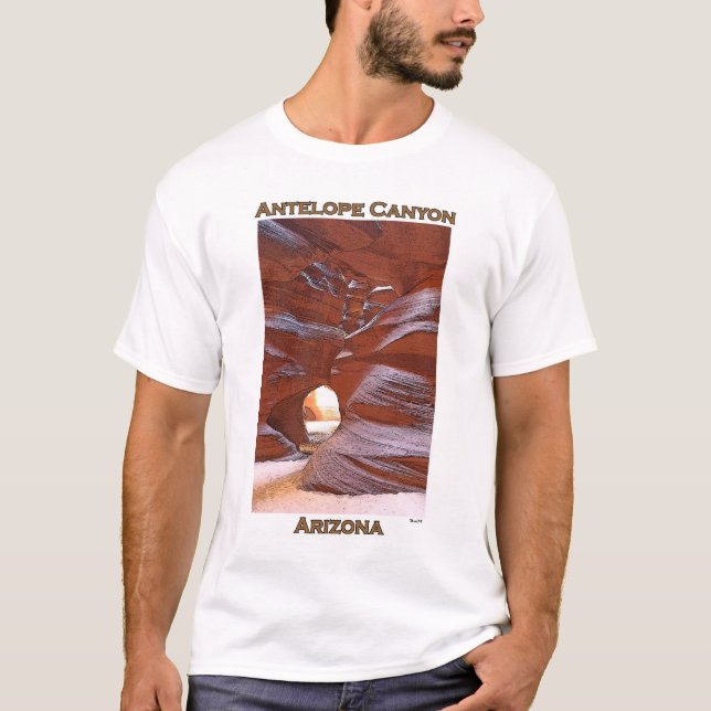 T-shirts Garganta-Arizona do antílope (Frente)