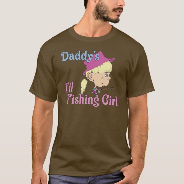 T-shirts Garota de Pesca pai (Frente)