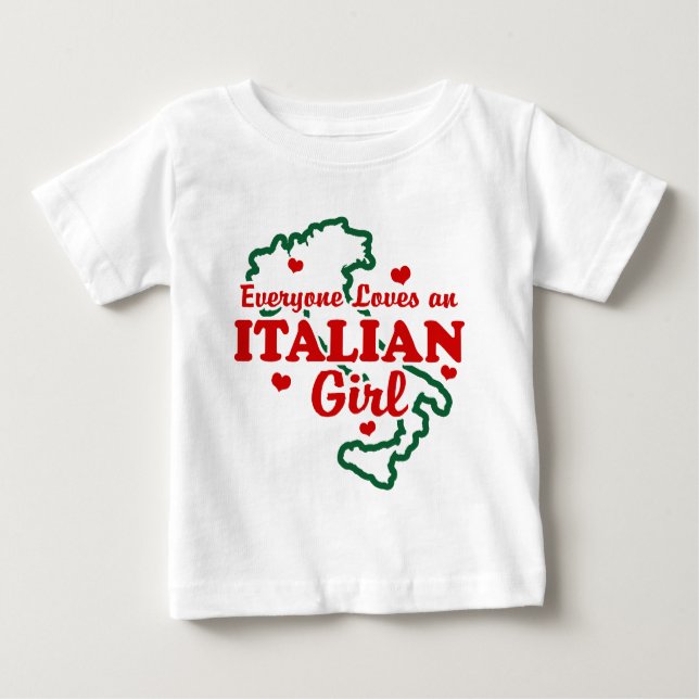 T-shirts Garota italiana (Frente)