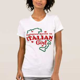 T-shirts Garota italiana
