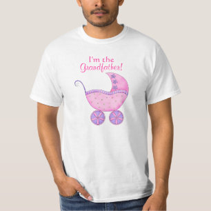T-shirts Garota Rosa, Grand Baby Buggy "Eu sou o Avô"
