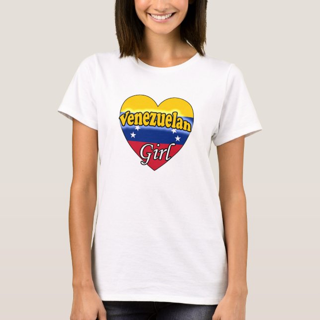 T-shirts Garota Venezuelana (Frente)