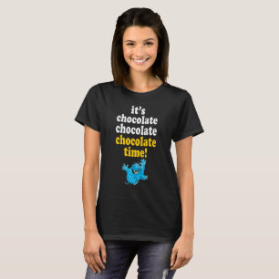 T-shirts Garotas do tempo do chocolate!