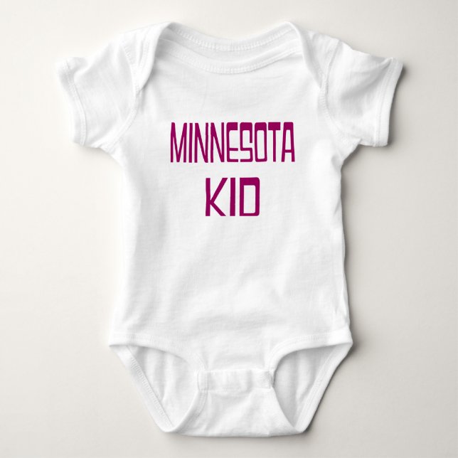 T-shirts Garoto de Minnesota (Frente)