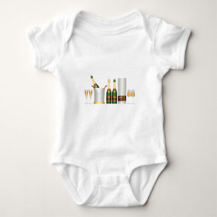 T-shirts garrafas do champanhe