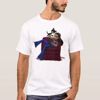 T-shirts Gatinho curioso
