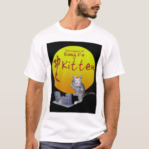 T-shirts Gatinho de Kung Fu