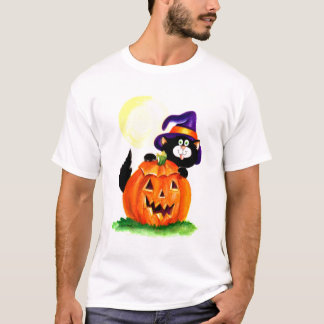 T-shirts Gatinho do Dia das Bruxas
