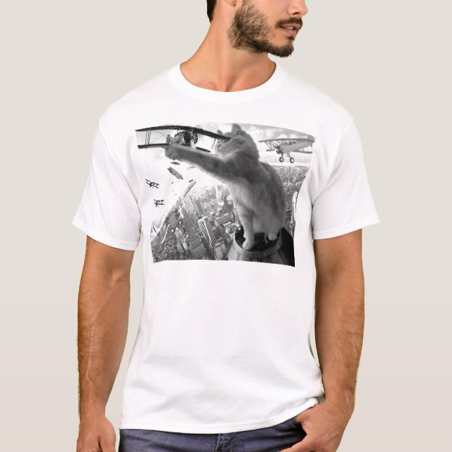 T-shirts Gatinho Kong (Frente)