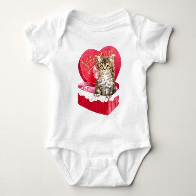T-shirts Gatinho na caixa de doces (Frente)