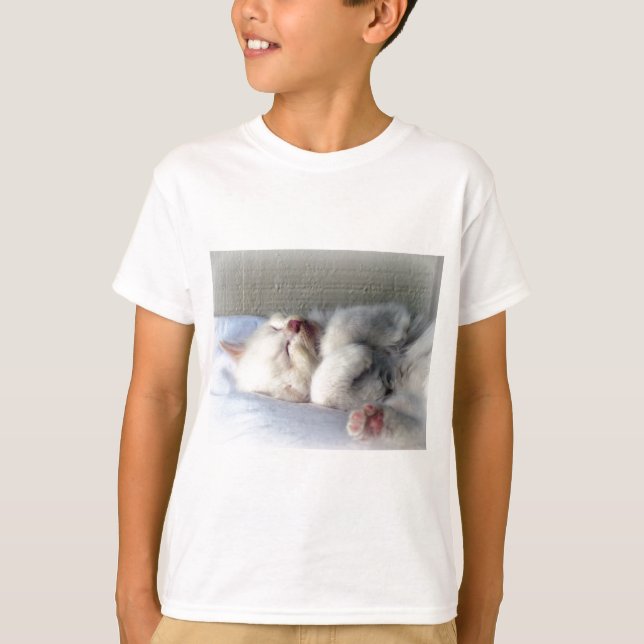 T-shirts Gatinho Sonolento (Frente)