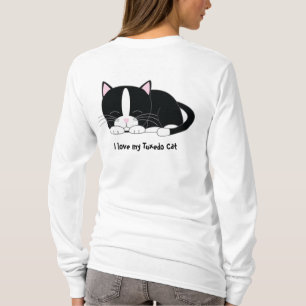 T-shirts Gatinho sonolento {smoking}