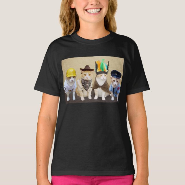 T-shirts Gatinhos da vila (Frente)