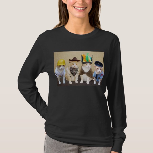 T-shirts Gatinhos da vila (Frente)