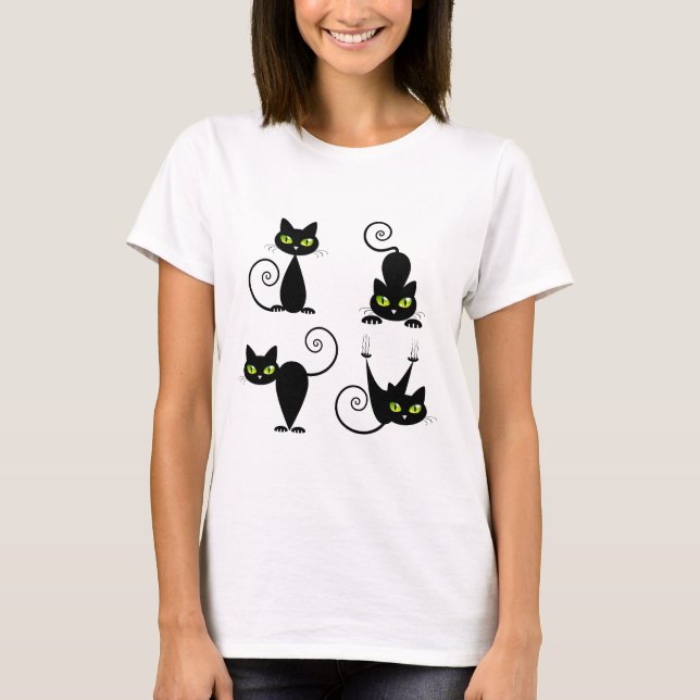 T-shirts Gatinhos perniciosos (Frente)