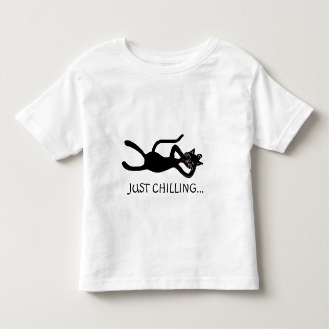 T-shirts Gato apenas resfriando (Frente)