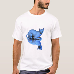 T-shirts Gato azul