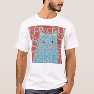 T-shirts Gato azul mim