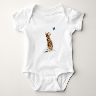 T-shirts Gato & borboleta de Bengal