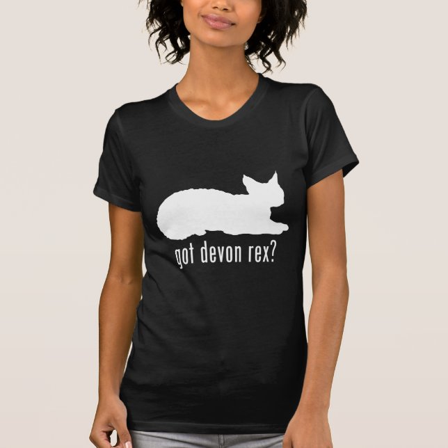 T-shirts Gato de Devonshire Rex (Frente)