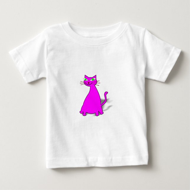 T-shirts Gato De Gordura Rosa (Frente)