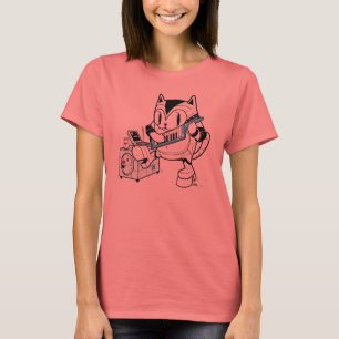 T-shirts Gato de Keytar