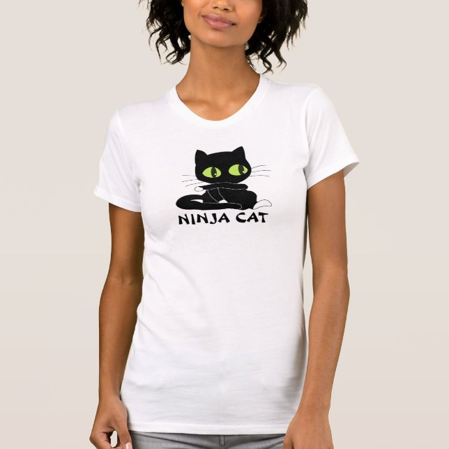 T-shirts Gato de Ninja (Frente)