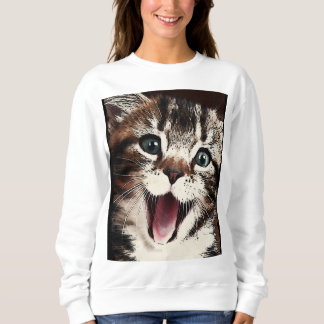 T-shirts Gato de riso